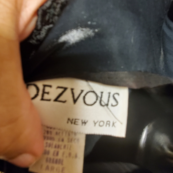 Rendezvous black halter Monroe flare gown - Picture 5 of 5